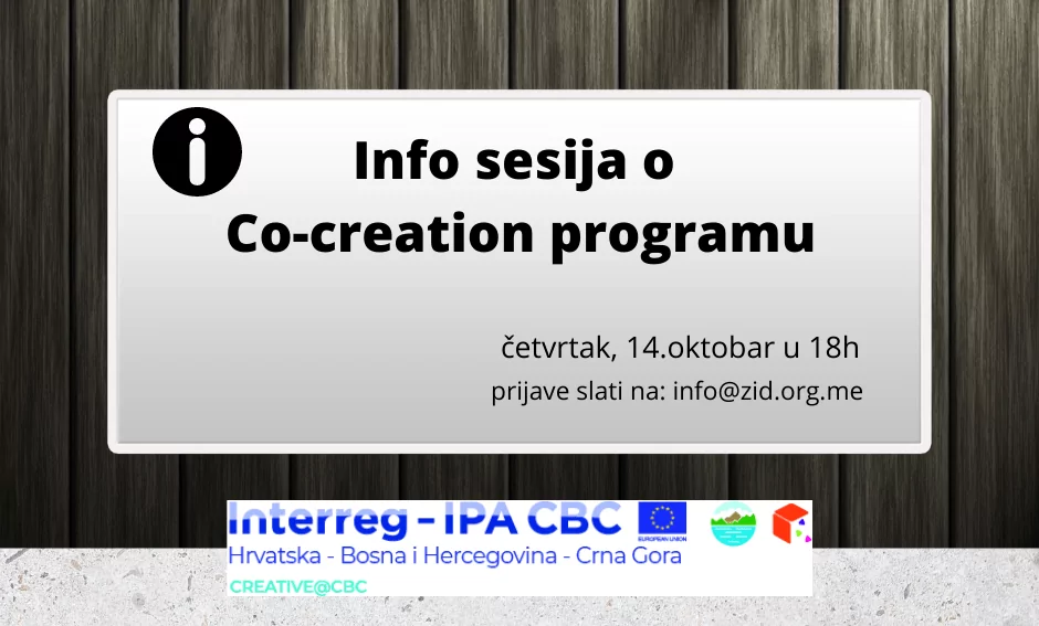 You are currently viewing Info sesija o Co-creation programu